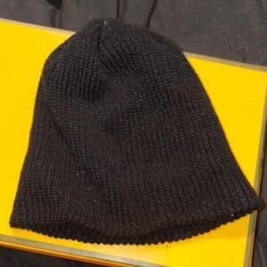 Classic Unisex Black Knit Beanie